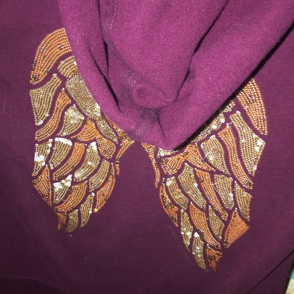 Victoria Secret purple Hoodie with angel design - Picture 3 of 11